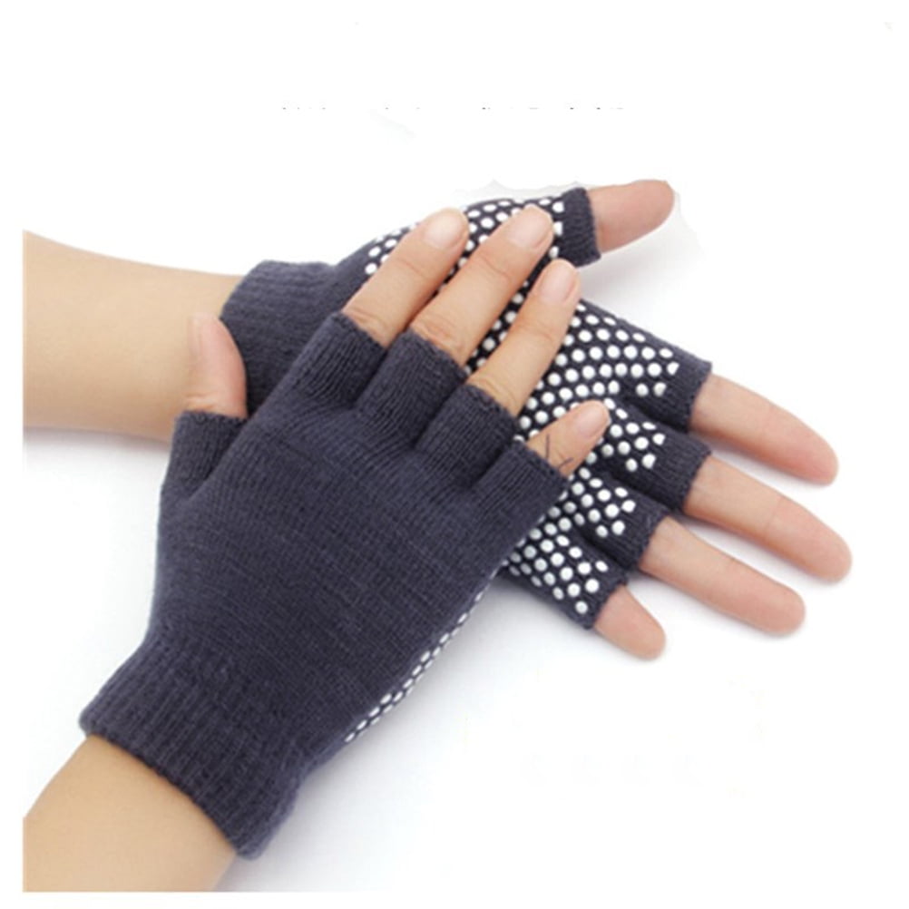 FONWILYO 7Pack Non-Slip Gloves for Yoga and Sports Breathable Comfortable Half Finger Design for Athletes 5.9x4.3x0.2in