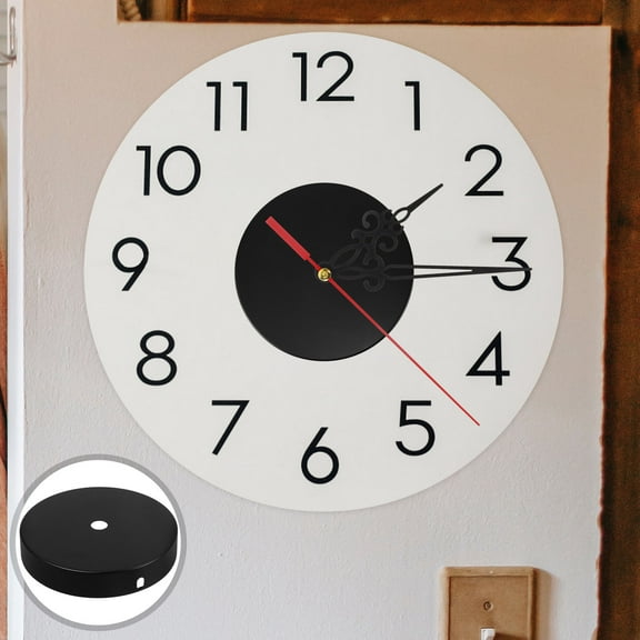 FONWILYO Clock Face Replacement 10.0 In Metal Round Wall Clock Part For Homeowners 2Pcs