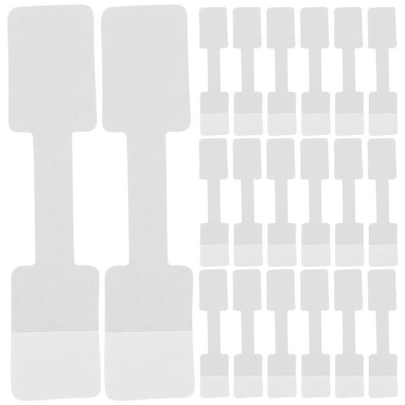 FONWILYO Jewelry Labels 100 Pcs Square Head Price Stickers for Rings and Necklaces
