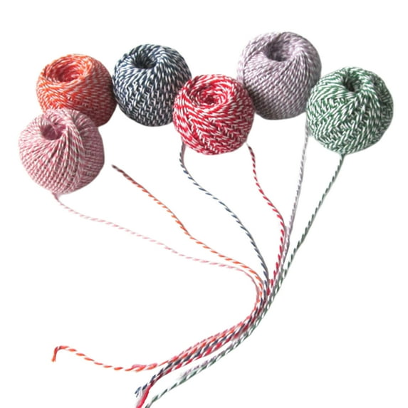 FONWILYO Jute Cord Crafts 14Pcs Two Colors Per String For present Packaging And Binding