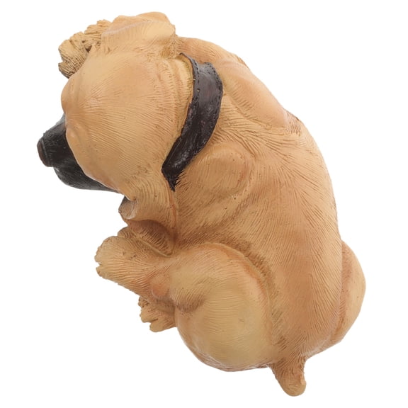 FONWILYO Outdoor Key Box Resin Dog Shape Hideaway Key Outside 1Pack 5.8x3x2.4in