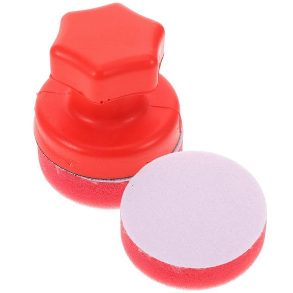 FONWILYO Red Plastic Handheld Car Wax Applicator 1 Car Detailing and Boat Polishing