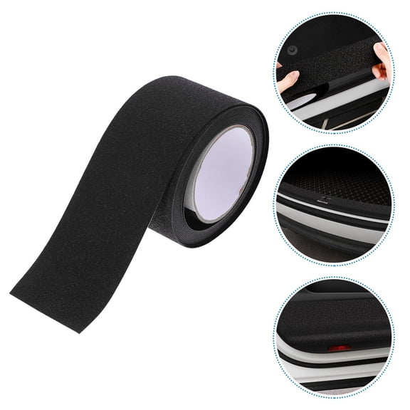 FONWILYO Antislip Car Door Sill Protector, Black Peva, Easy Install, Durable Adhesive