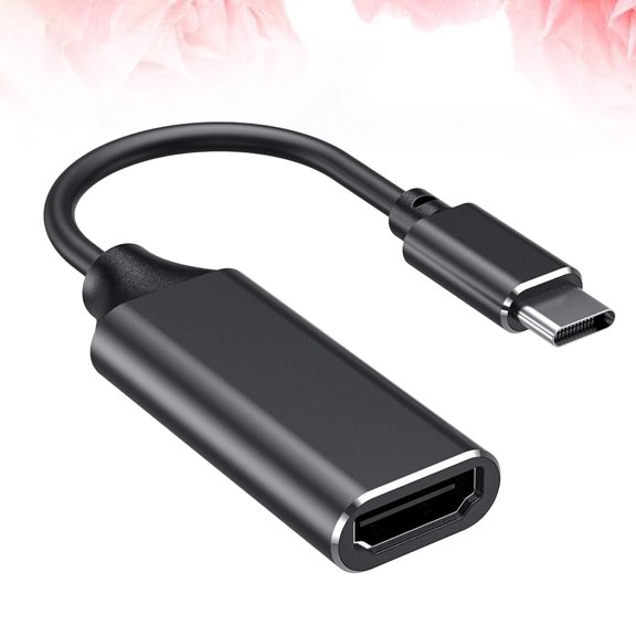 FONWILYO USB C to Conversion Line for Computer 4K Compatible with Multiple Laptops Black