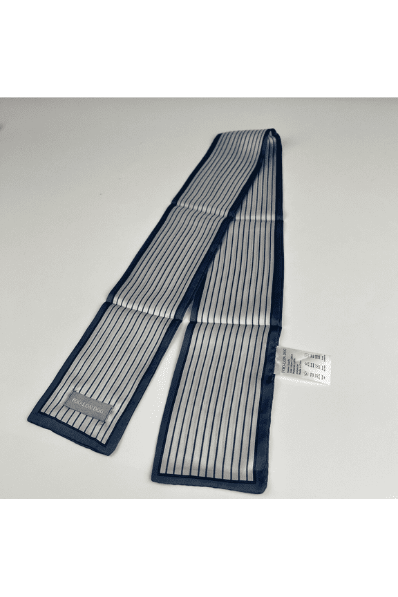 Elegant Stripe Scarf  Lightweight Satin Neck Scarf for Women & Men