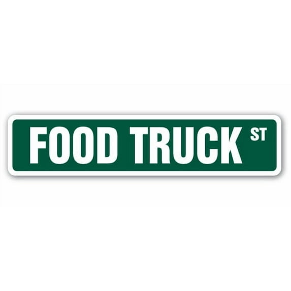 FOOD TRUCK Street Sign mobile kitchen canteen roach coach | Indoor/Outdoor | 30" Wide