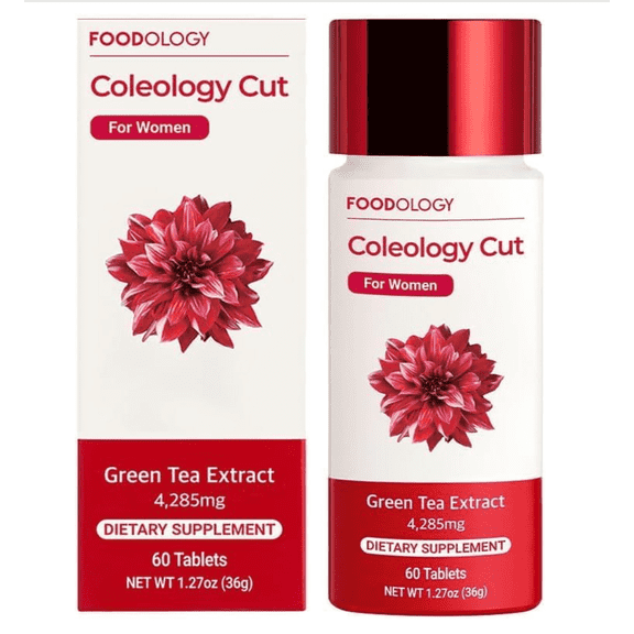 FOODOLOGY Coleology Cut Green Tea Extract For Women 60 Tablets 30 Days