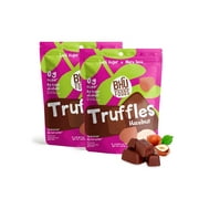 FOODS Keto Truffle Bombs - Decadent Chocolate Organic Keto Treats Made With Clean, Low Sugar  Low Carb Ingredients - Hazelnut (10 Truffles, 2 Bags)