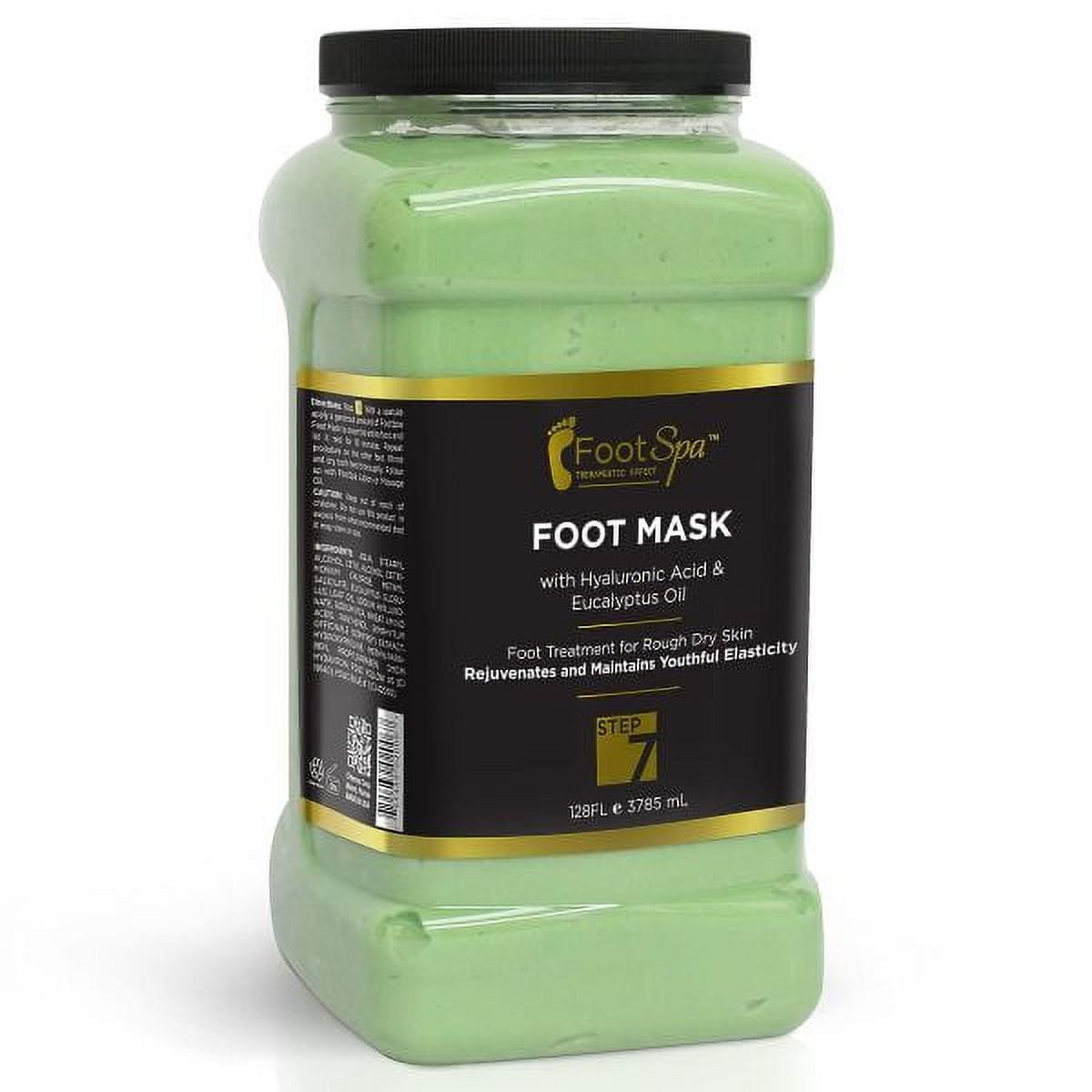 FOOT SPA Cream Mask for foot, 128 Oz With Peppermint and Eucalyptus