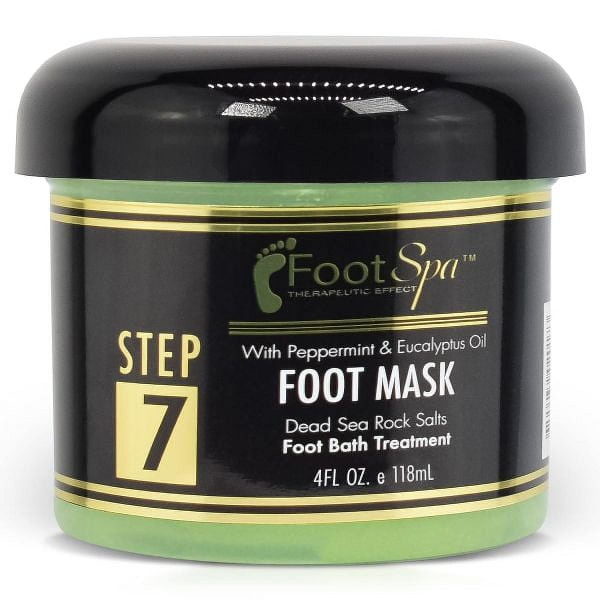 FOOT SPA Cream Mask for Foot, 4 Oz With Peppermint and Eucalyptus Oil