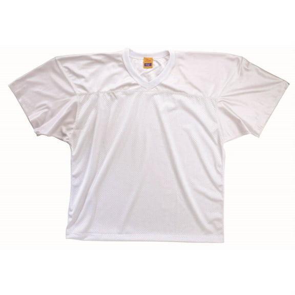 FOOTBALL JERSEY-ADULT-3X-WHITE