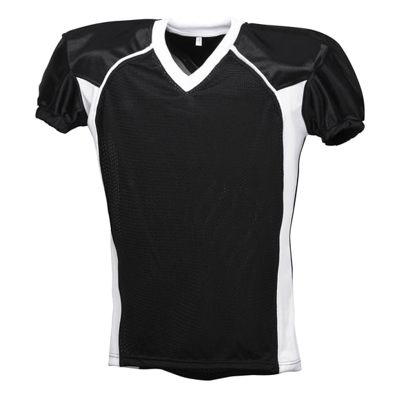 FOOTBALL JERSEY-ADULT-BLK-3X