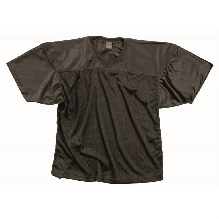 FOOTBALL JERSEY-ADULT-SM-BLACK - Walmart.com