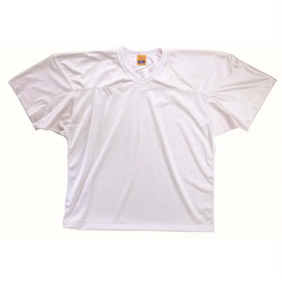 FOOTBALL JERSEY-ADULT-LXL-WHITE