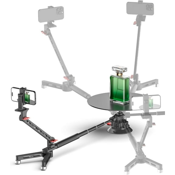 FOOTIELD 360 Camera Rotating Platform Rig for Photography, Photo Accessory Tool with Extendable Rod