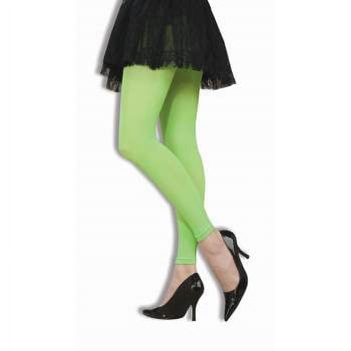 FOOTLESS TIGHTS-NEON GREEN