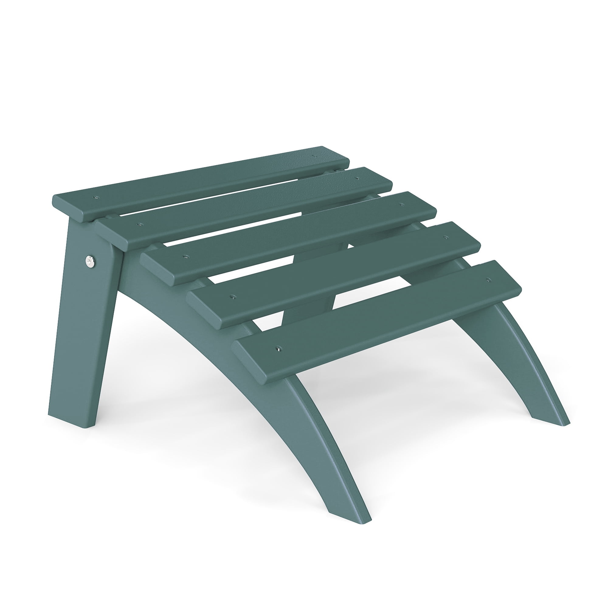FOOWIN Folding Adirondack Ottoman for Adirondack Chair, Dark Green