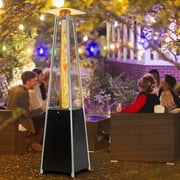 FOOWIN Patio Heater, 48000 BTU Outdoor Pyramid Patio Heater for Outdoor Use, Bronze