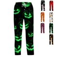 thumbnail image 1 of FOPSUFGWFO Men's Pajama Pants Halloween Themed Print Soft Sleep Pants Lightweight Loose Fit Lounge Pjs Bottoms With Pockets L, 1 of 6