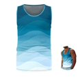 thumbnail image 1 of FOPSUFGWFO Mens Tank Tops Hawaiian Soft Loose Fit Sleeveless Shirts Graphic Sea And Beath Print Lightweight Blouses For Male Vacation White XL, 1 of 5