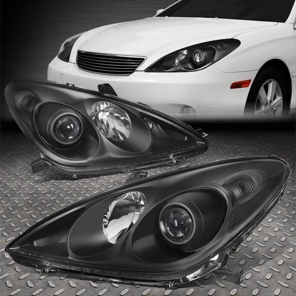 FOR 04-06 LEXUS ES330 OE STYLE BLACK HOUSING CLEAR CORNER PROJECTOR HEADLIGHTS