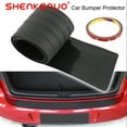 thumbnail image 1 of FOR 05-11 Chevy HHR Black Rear Bumper Rubber Pad Kit Trunk Protector Trim Cover, US Stock,C15, 1 of 15
