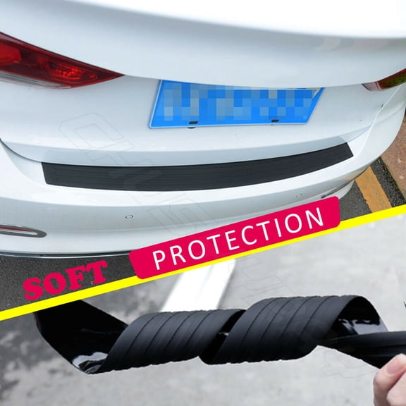FOR 05-11 Chevy HHR Black Rear Bumper Rubber Pad Kit Trunk Protector Trim Cover