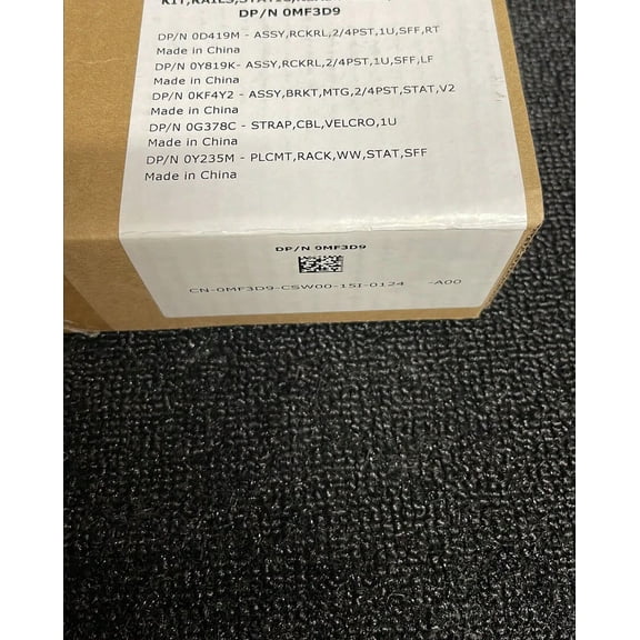 FOR 0MF3D9 STATIC READYRAILS RAILS 1U A8 R640 SERVER MF3D9