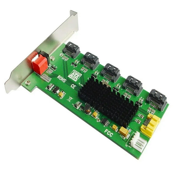 FOR 1:5 (5x1) Internal SATA II Port Multiplier (PM) Bracket Mounting Easy Dip Switch RAID Configuration IO-JMB393-5IR