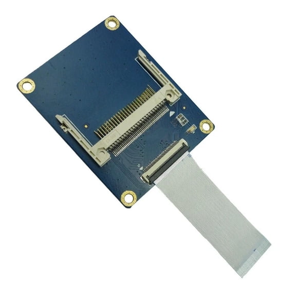FOR 1.8" Compact Flash CF Memory Card to CE Ipod ZIF SSD HDD Adapter with ZIF Cables