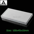 thumbnail image 1 of FOR 1 Piece DIY 100x45x10mm Radiator Cooling Cooler Heatsink Aluminum For LED, 1 of 1