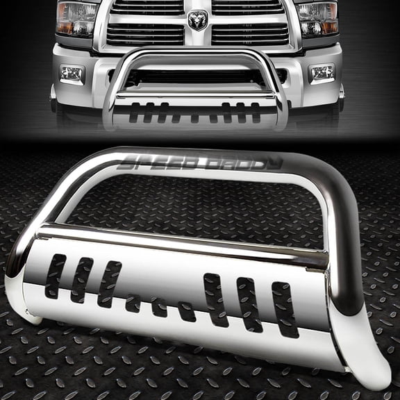 FOR 10-18 DODGE RAM 2500/3500 TRUCK CHROME 3" BULL BAR PUSH BUMPER GRILLE GUARD