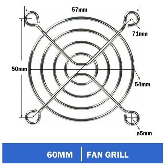 FOR 100 Pieces 6cm 60mm Fan Guard Grill Cover for 6010/6015/6020/6028 PC CPU Latop Computer Cooling Fan