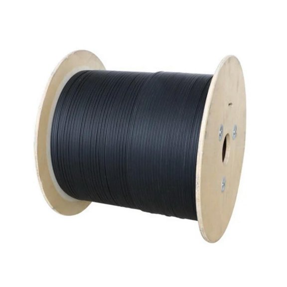 FOR 1000m/roll 2 s 3 Steel Wire outdoor G657 fiber optic Drop Wire Cable LSZH sheath G657A outdoo Fiber Optic Cable 1pcs