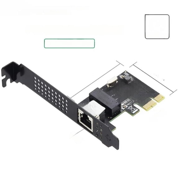 FOR 1000mbps Single Port Gigabit Ethernet PCI Express Wired RJ45 Port Lan Adapter NIC 8111 Chipset