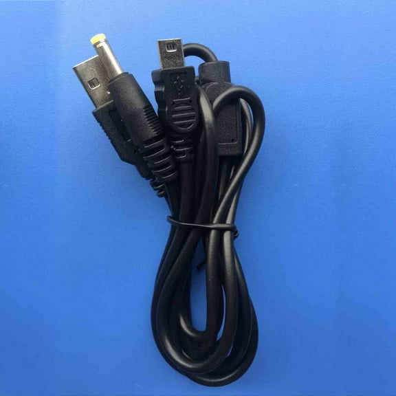 FOR 100PCS 2 in 1 USB 2.0 Data Transfer Sync Charge Cable Cord for For PSP 2000 3000 Game Console