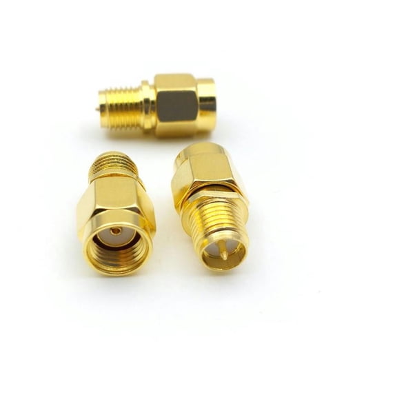 FOR 100PCS RP-SMA female TO RP-SMA male jack center in series RF plug