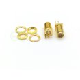 thumbnail image 1 of FOR 100pcs 11mm SMA female nut bulkhead solder deck PCB clip edge mount RFconnectors, 1 of 1