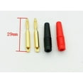 thumbnail image 1 of FOR 100pcs 2mm Gold Plated brass Banana Plug soldering, 1 of 1