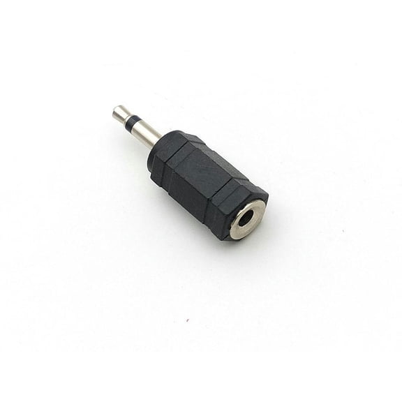 FOR 100pcs 3.5mm Stereo Female TRS to 3.5mm Mono Male TS Audio Headphone connector