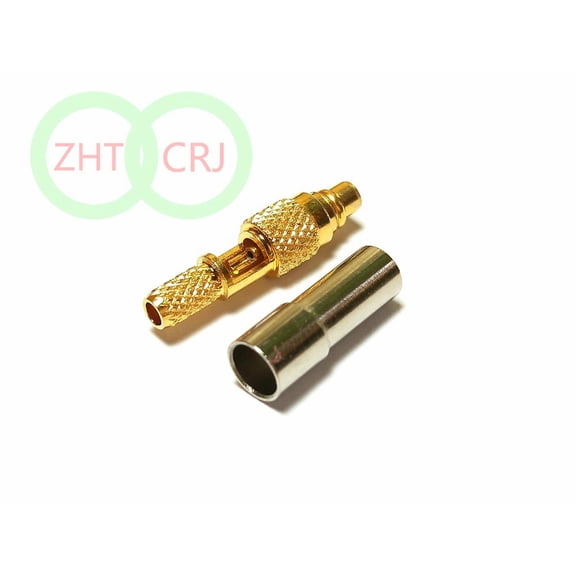 FOR 100pcs MMCX male plug window crimp RG174 RG316 LMR100 cable