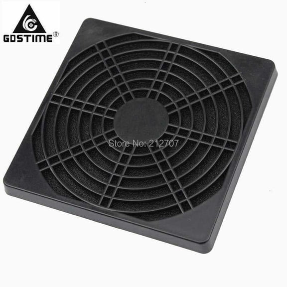 FOR 100pcs/lot 120MM Computer Mesh Black Case Fan PC Dust Filter Dustproof Cover 120x120mm