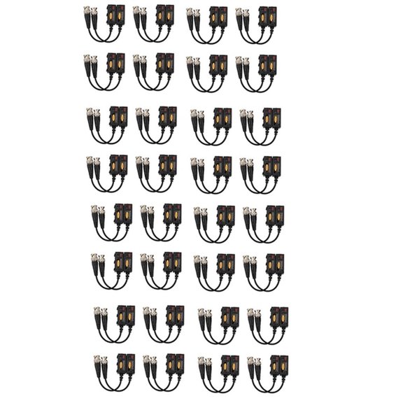 FOR 1080P AHD/HD-CVI/TVI/CVBS Passive HD Video Balun Transmitter 32 Pairs (UTP Up To 350M-600M)