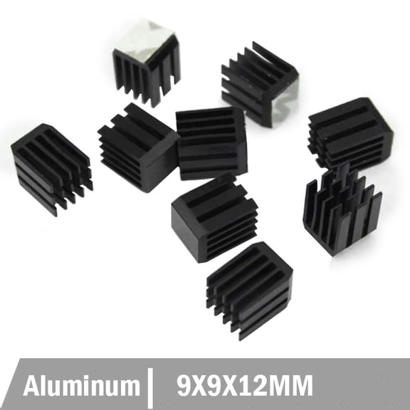 FOR 10PCS Aluminum Cooling 9 x 9 x 12MM Heat sink Chipset Radiator Heatsink Cooler