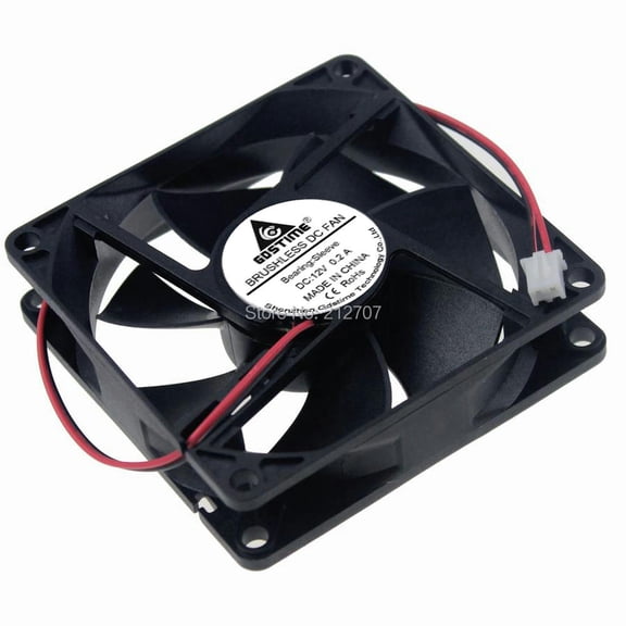 FOR 10PCS Quite 80mm 80x80x20mm 8020 DC 12V 2Pin PC Computer Cooling Fan Mod