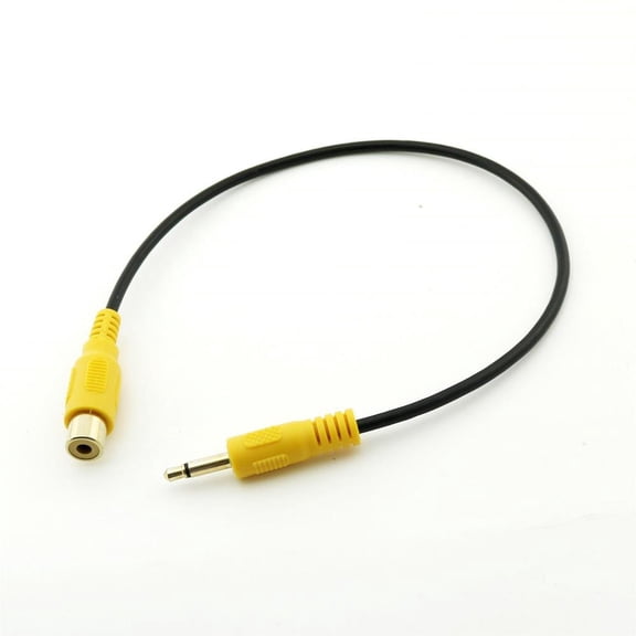 FOR 10pcs 3.5mm Mini Mono Male to RCA Female Video Cable for Car DVR Camcorder Camera 1FT