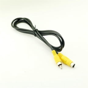 FOR 10pcs 4-PIN S-Video Mini DIN Male TO COMPOSITE RCA Male Video AV Cable Adapter 5ft
