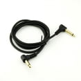 thumbnail image 1 of FOR 10pcs 6.35mm 1/4 Male Mono Right Angle to TS Male Right Angle Audio Adapter Cable 5FT, 1 of 1