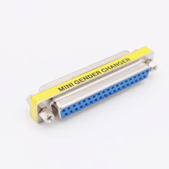 FOR 10pcs DB37 D-SUB 37 Pin 2 Rows Female Jack To DB37 Female Mini Gender Changer Parallel Port Adapter Connector