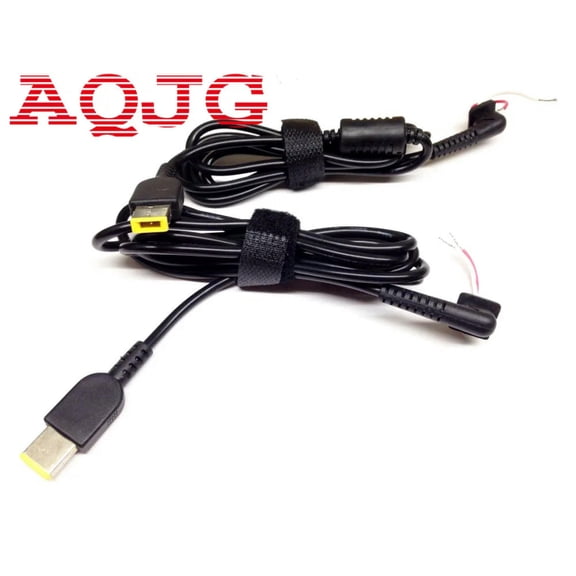 FOR 10pcs DC Tip Plug Connector Cord Cable F0r Square Yellow Tip Pin Adapter